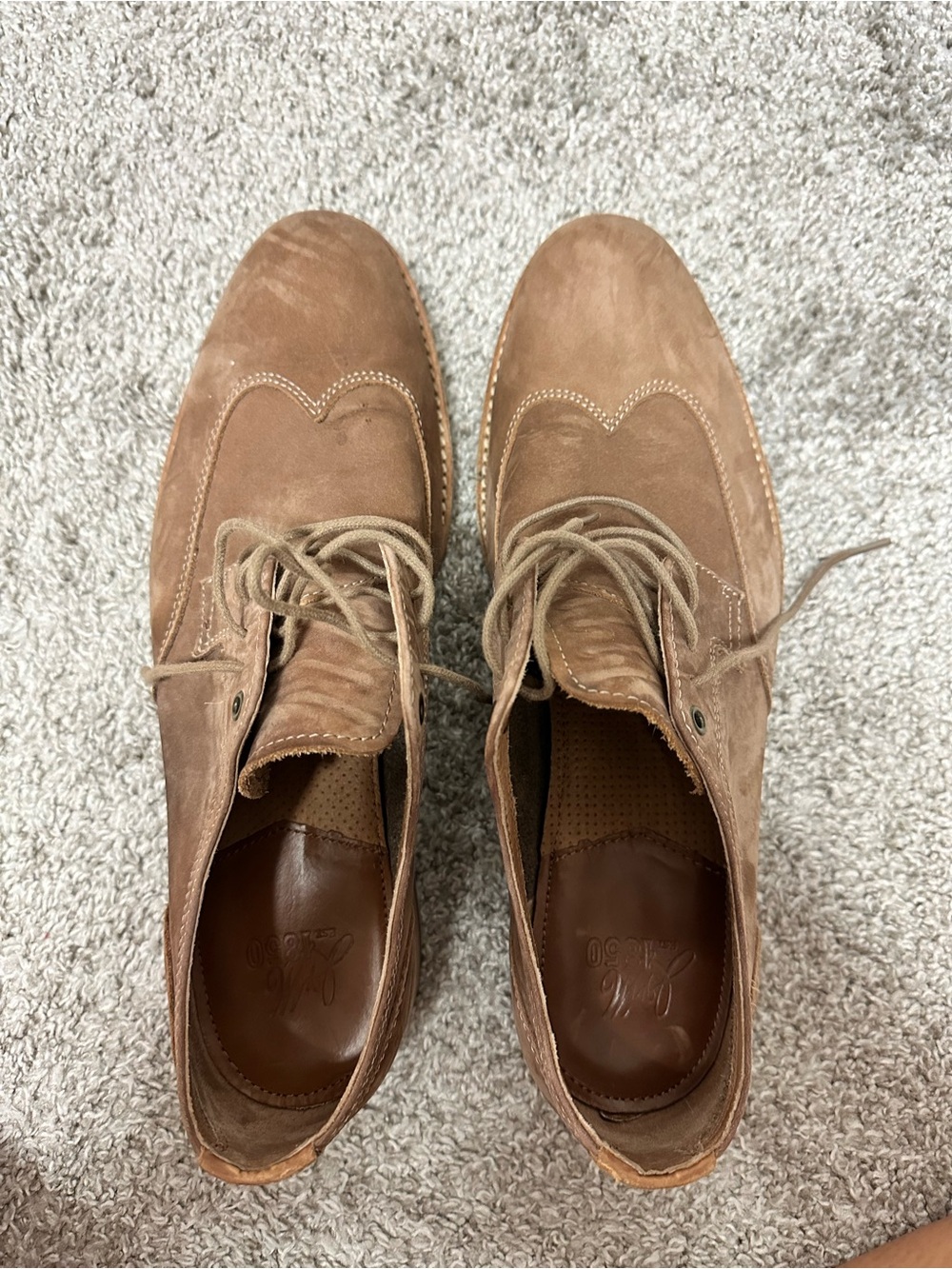 Johnston & Murphy Brown Suede Shoes